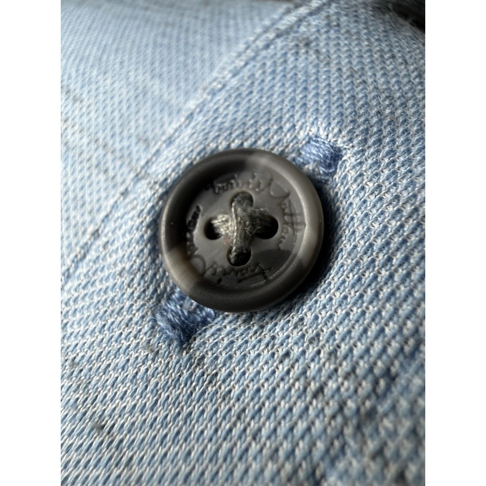 Travis Mathew Shirt Adult Extra Large Light Blue Polo Pullover Pima Golf Mens - Picture 10 of 10